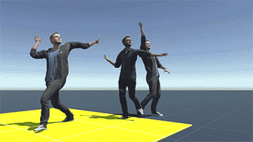 A dance troupe of Mikes